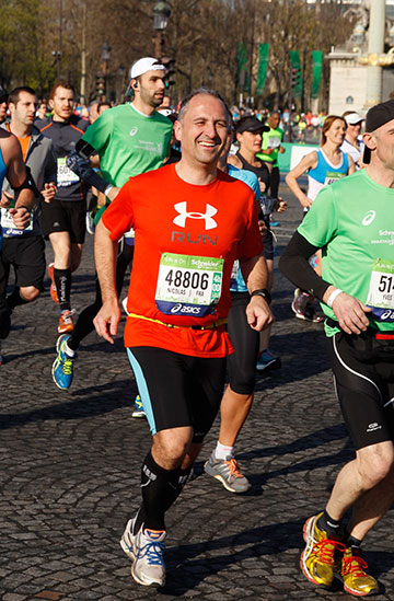 Nicolas Vermersch beim Marathon